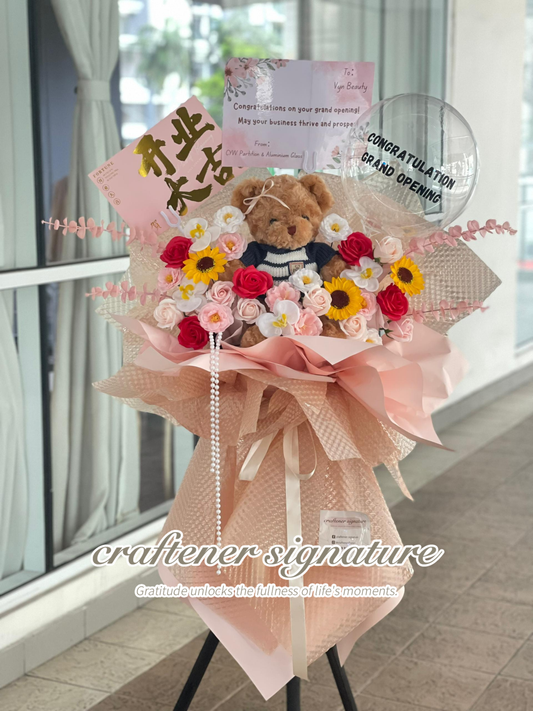 Lucky Bear· Grand Opening Floral Stand #30