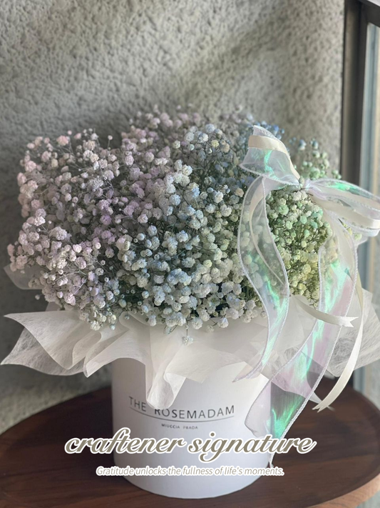 Pastel Baby’s Breath Bloom Box