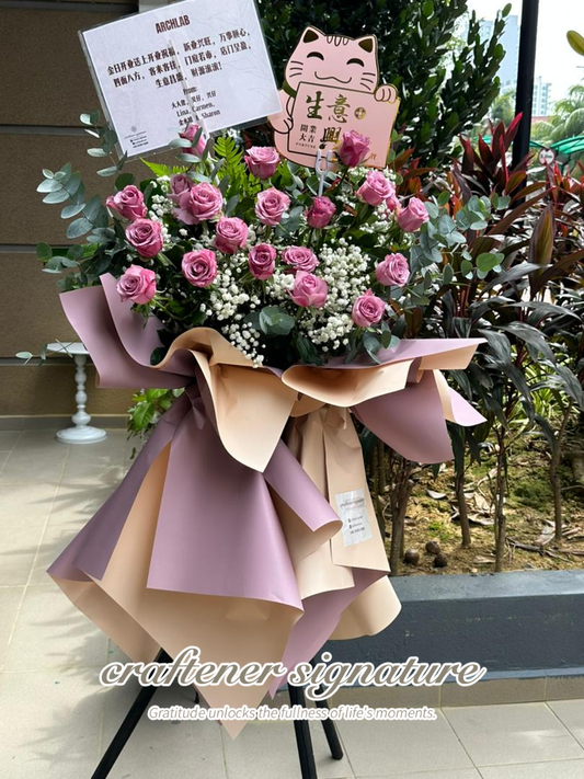 Blush Serenity Rose Opening Stand #59