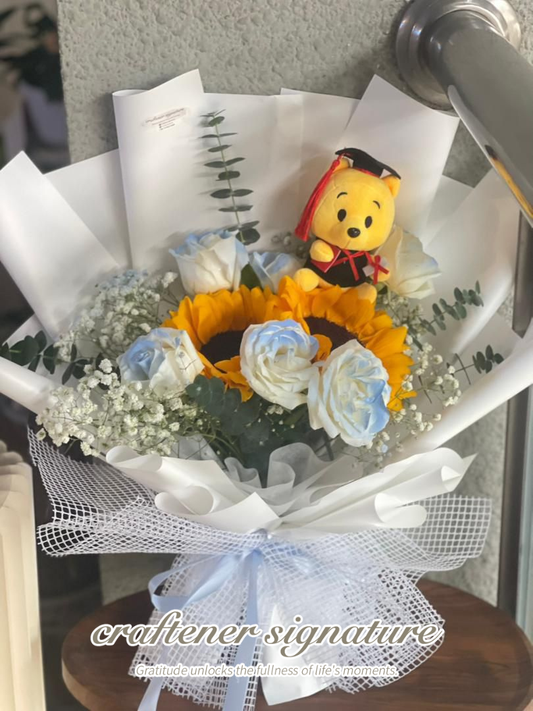 Pure Joy Sunflower Graduation Bouquet