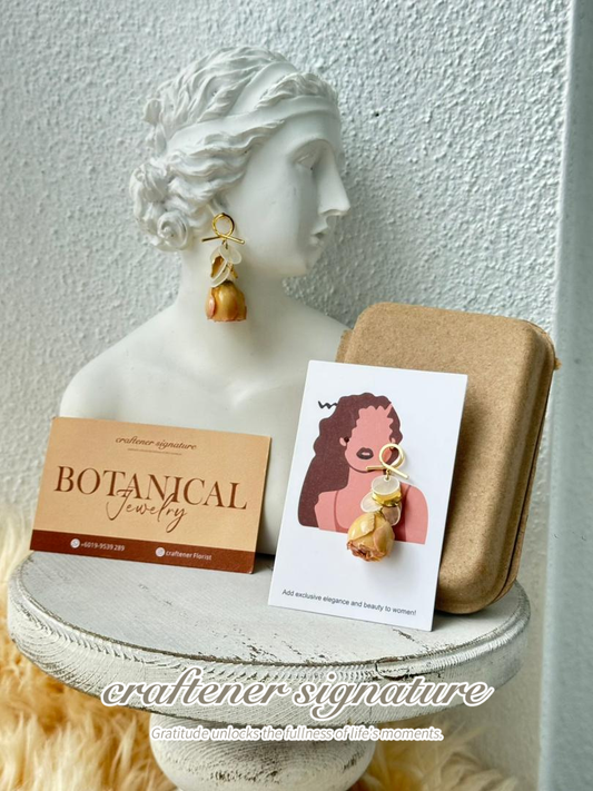 Autumn Bud · Botanica Hypoallergenic Floral Earrings
