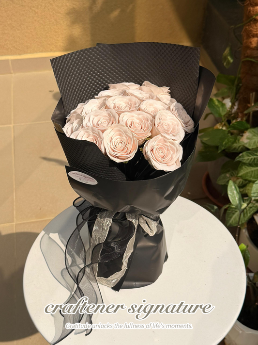 Heart Soap Flower Bouquet