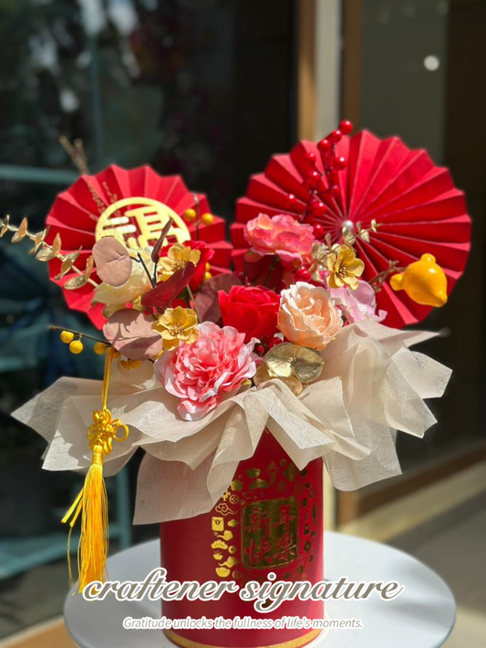 Lunar New Year Artificial Flower Arrangement