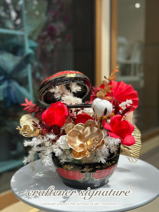 Lunar New Year Artificial Flower Arrangement