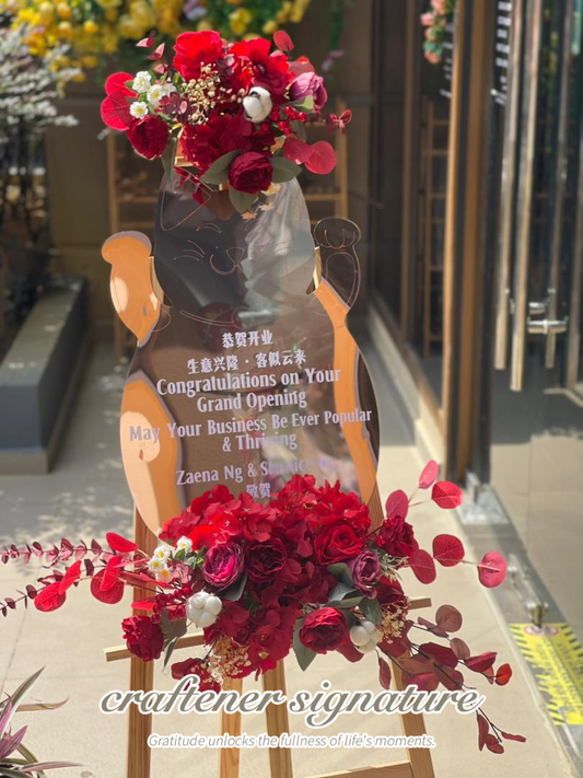 Ruby Fortune Cat Opening Stand