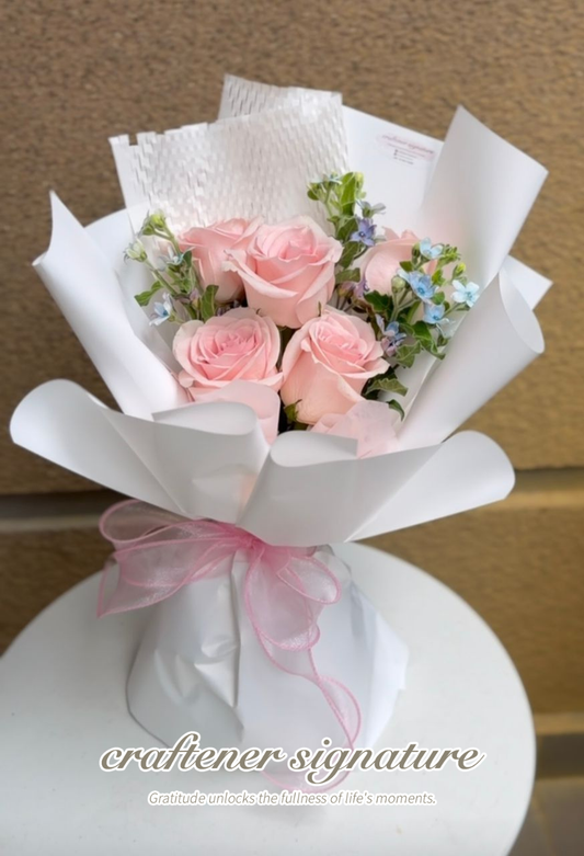 Blush Petite Rose Bouquet