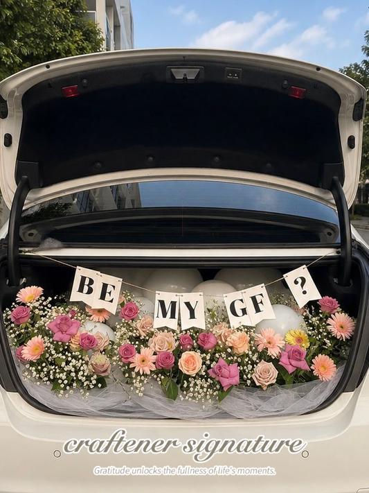 Be My Girlfriend Car Trunk Setup