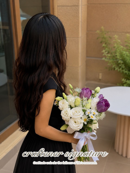 Lavender Tulip Garden Bouquet
