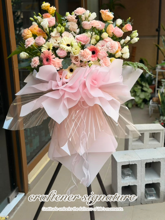 Blush Elegance Grand Opening Stand