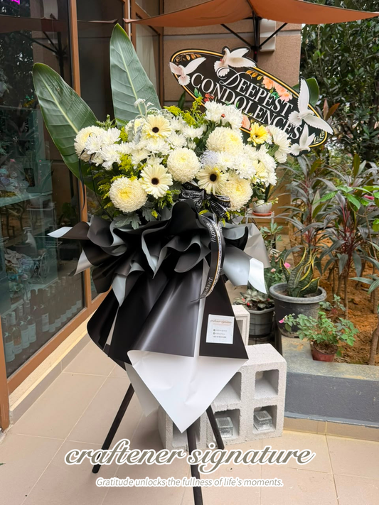 Craftener Signature Graceful Remembrance Condolence Stand