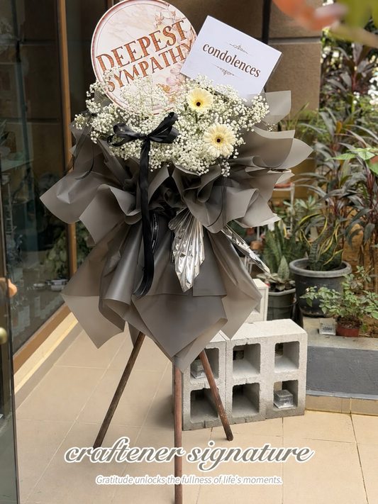 Craftener Signature Cloud of Remembrance Condolence Stand