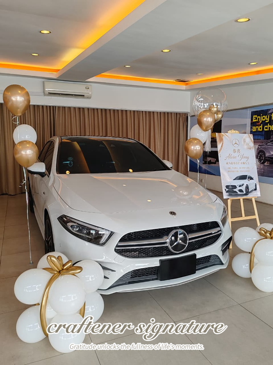 Craftener Signature Car Deliver Balloon Package