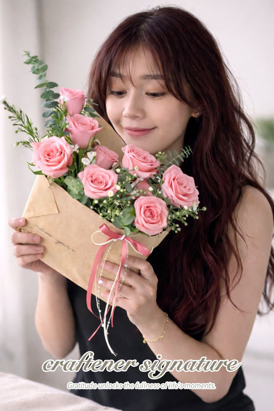Rose Envelope Bouquet