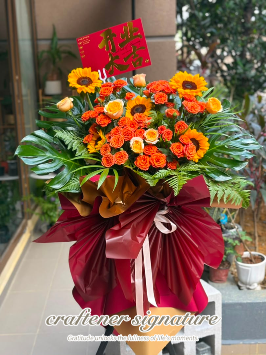 Craftener Signature Radiant Success Grand Opening Flower Stand #13