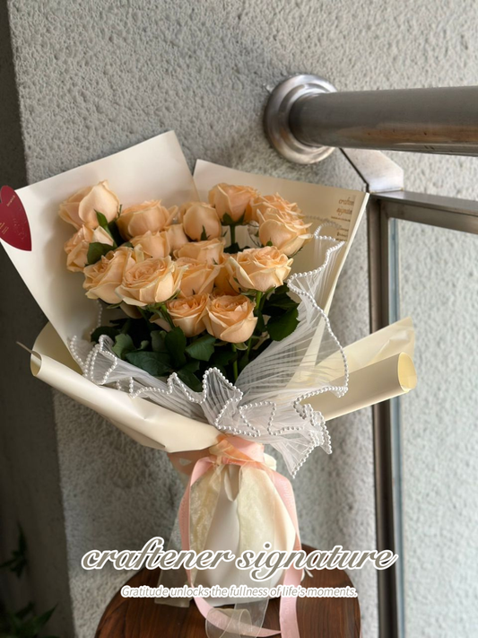 An Apology with Champagne Roses