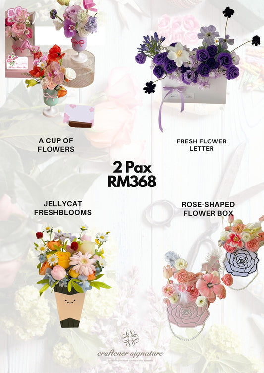 🌸 Grand Opening Promotion | Pick & Wrap Floral Workshop 💐✂️