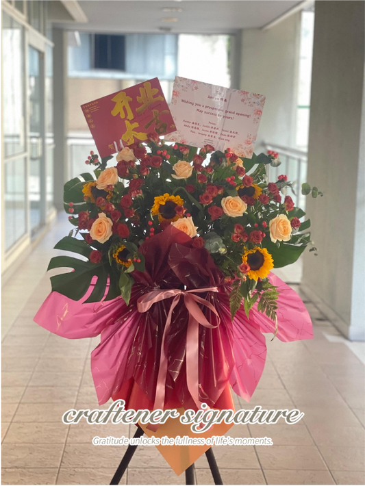 Radiant Success Grand Opening Flower Stand #13