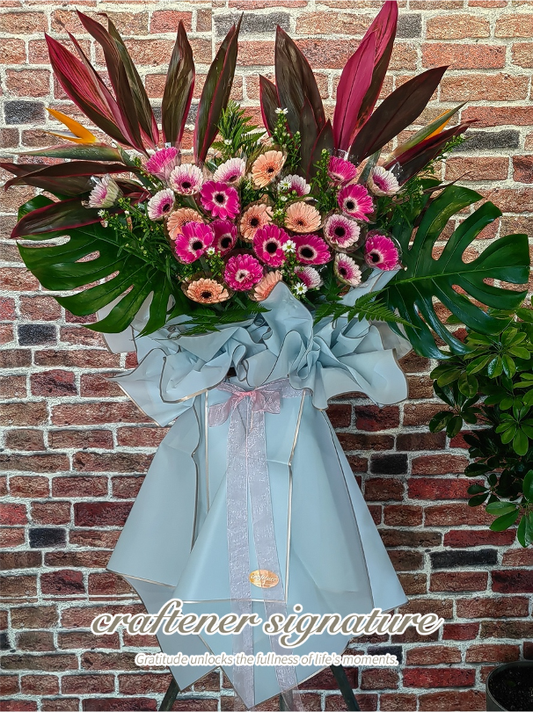 Emerald Grace Floral Stand #24