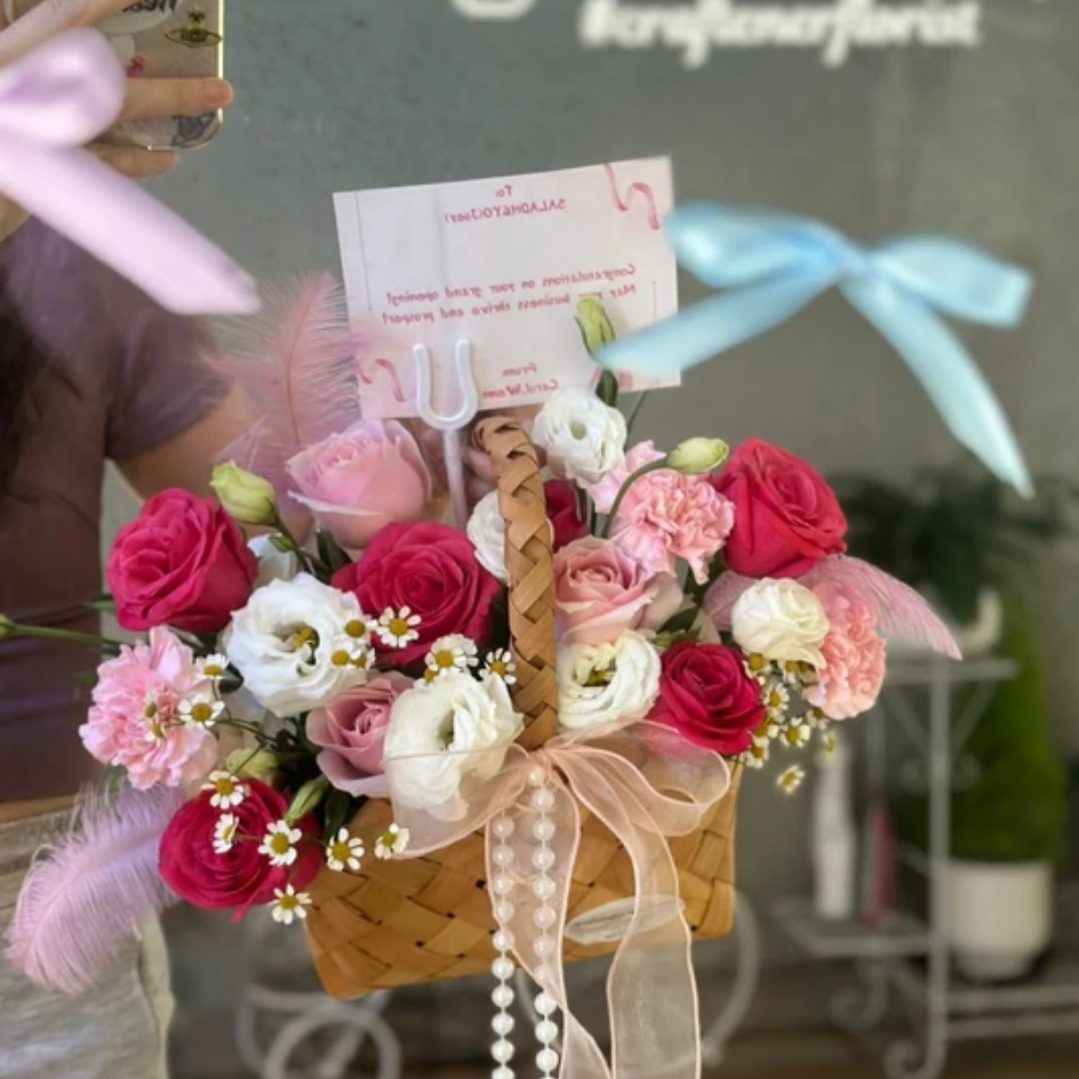 Fresh Flower Basket