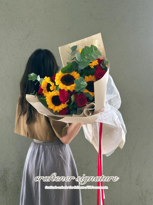 The Entwining of Sunlight and Roses