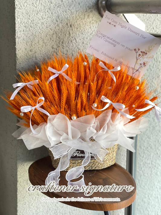 Vibrant Harvest · Grand Opening Floral Basket #16