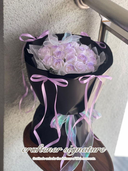 Lavender Elegance Soap Rose Flower