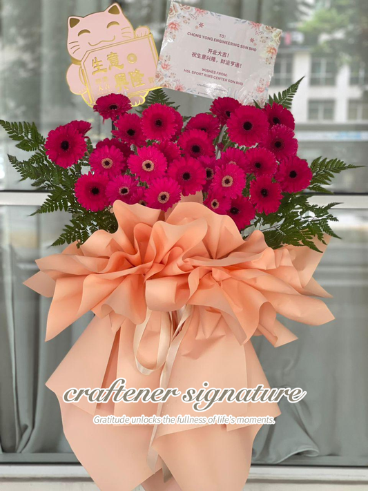 Grand Opening Stand Gerbera Bloom #52