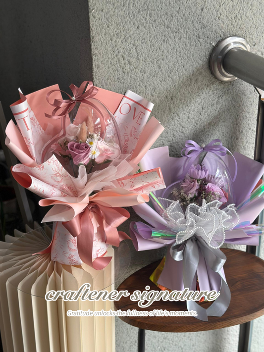 Heart in Bloom Soap Bouquet