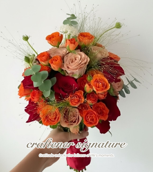 Burning Love Bridal Bouquet