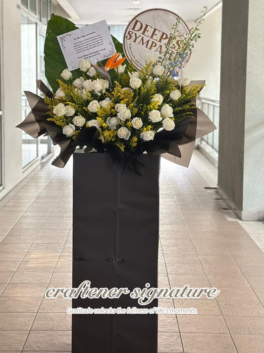 Sympathy & Condolence Floral Stand