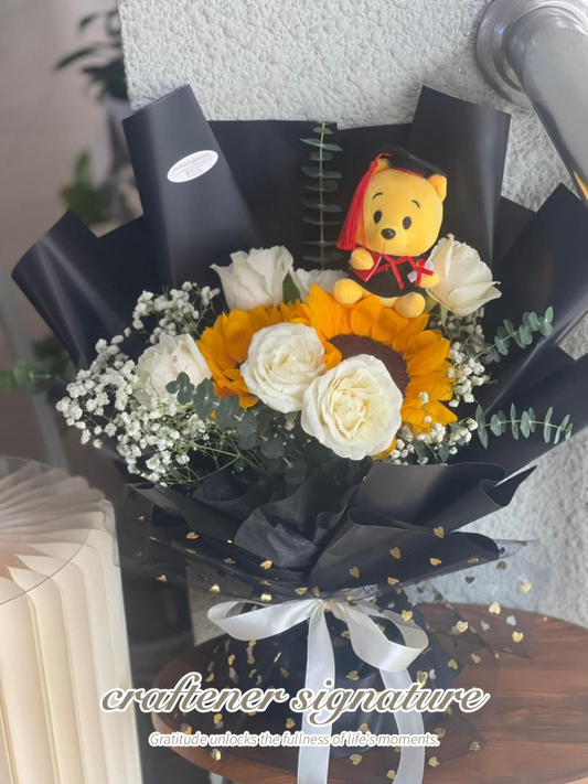 Pure Joy Sunflower Graduation Bouquet