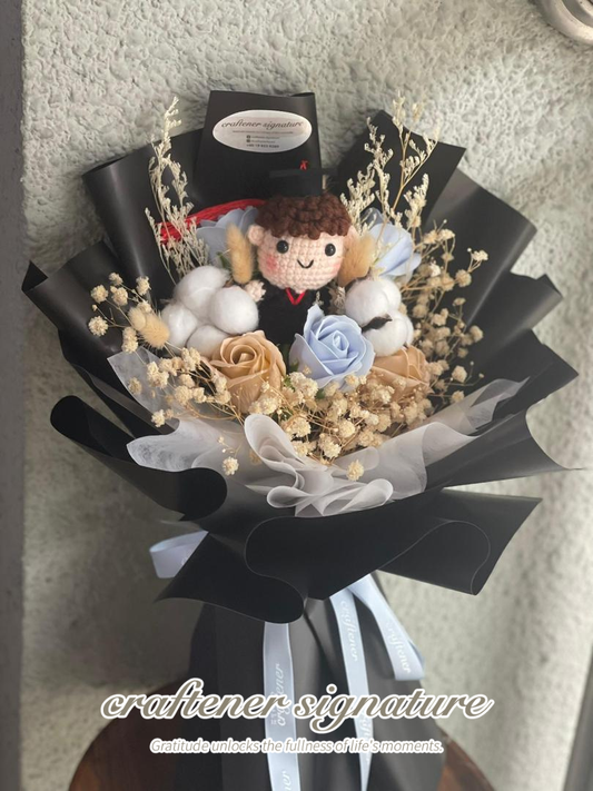 Graduation Blessings Soap Flower Bouquet