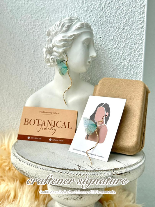 Butterfly Drift · Botanica Hypoallergenic Line Earrings