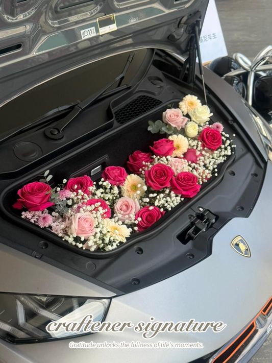 Bonnet Flower & Balloon Setup