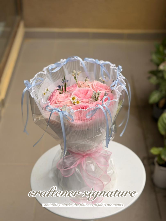 Sweet Blush Rose Bouquet