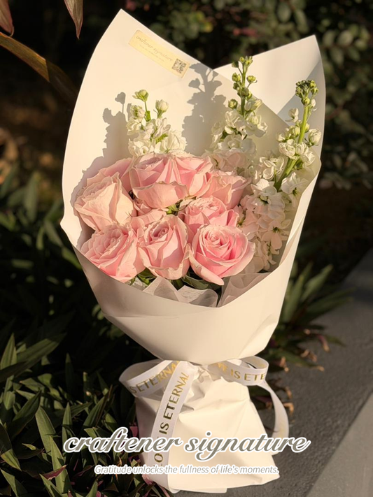Blush Grace Rose Bouquet