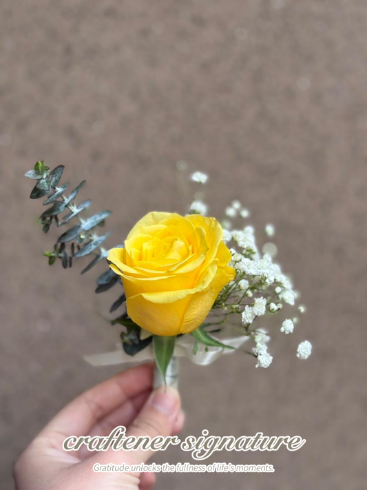 Sunlight Yellow Corsage （5）