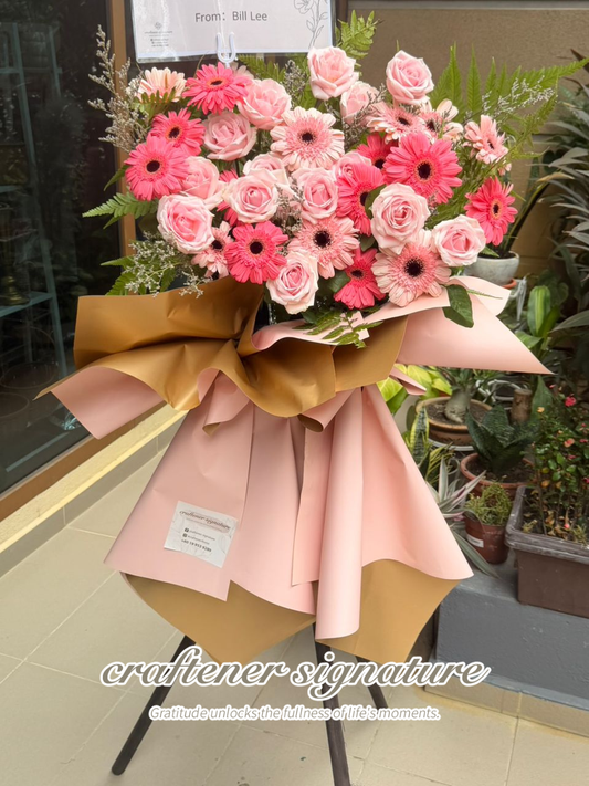 Soft Blush Grand Opening Stand