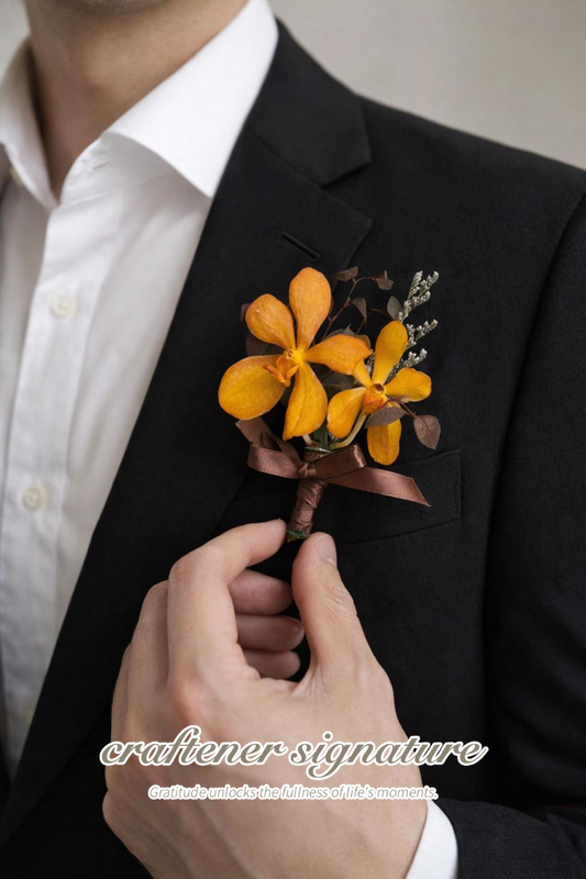 Corporate Orchid Corsage (5)