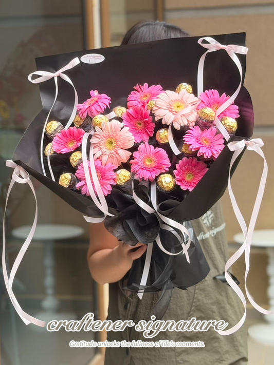 Blush Chocolate Bloom Bouquet