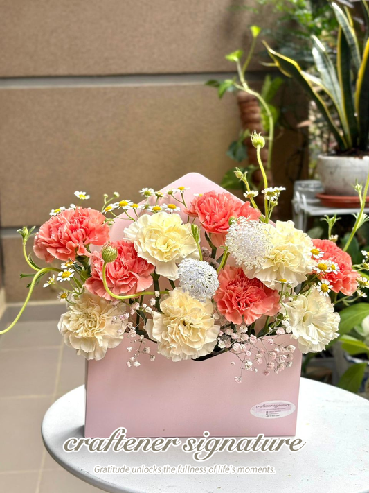 Mother’s Day Carnation Envelope Bloom