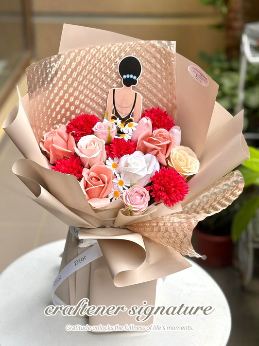 Grace Lady Soap Flower Bouquet