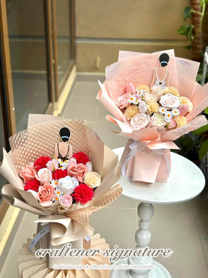 Soap Flower Bouquet