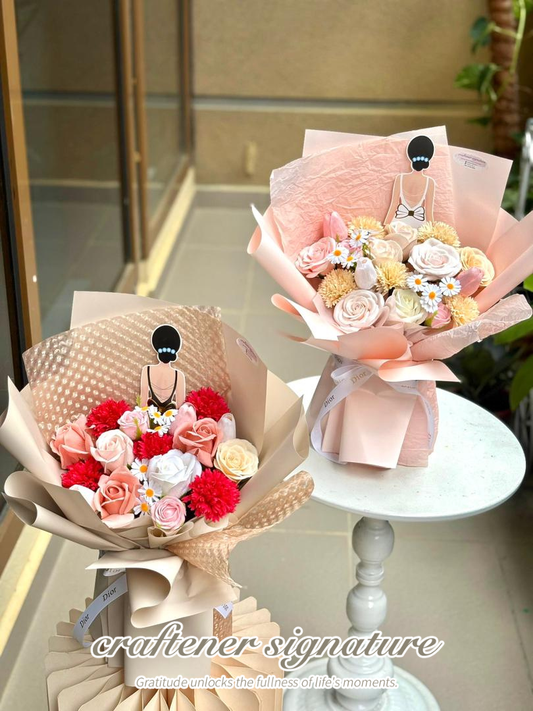 Grace Lady Soap Flower Bouquet