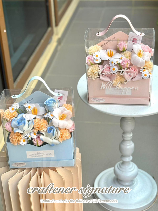 Bloom Carry Box (Soap Flower Gift Set)