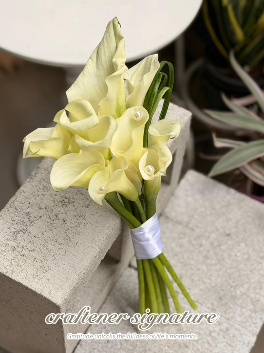 Ivory Calla Bridal Bouquet