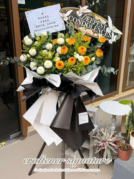 Golden Peace Condolence Stand