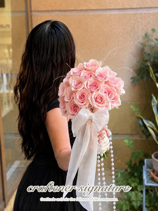 Blush Pearl Rose Bouquet