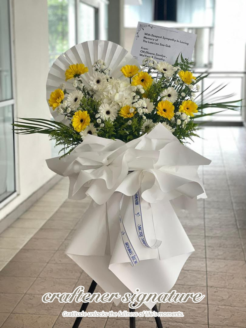 Craftener Signature Peaceful Tribute Condolence Stand