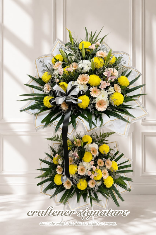 Craftener Signature Classic Condolence Flower Stand